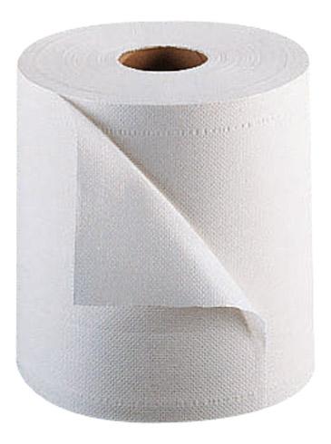 LOT DE 2 - BOBINE ESSUYAGE INDUSTRIEL BLANCHE - LONGUEUR 350 M