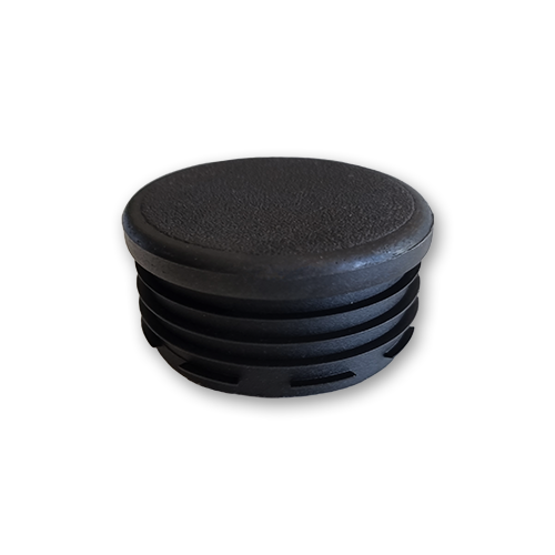 Bouchon plastique noir rond - 25_0