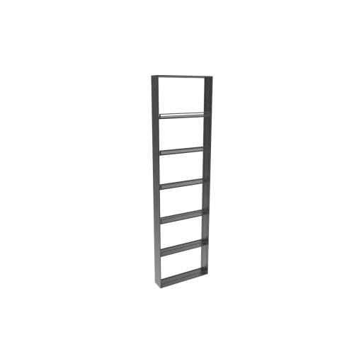 CADRE MODULAIRE POUR ÉTAGÈRES - EN ALU - 2160X600 MM - NOIR - FLAG COSMA
