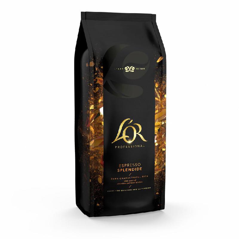 CAFE EN GRAINS ESPRESSO SPENDIDE L'OR - BIO ET UTZ - PAQUET DE 1 KG