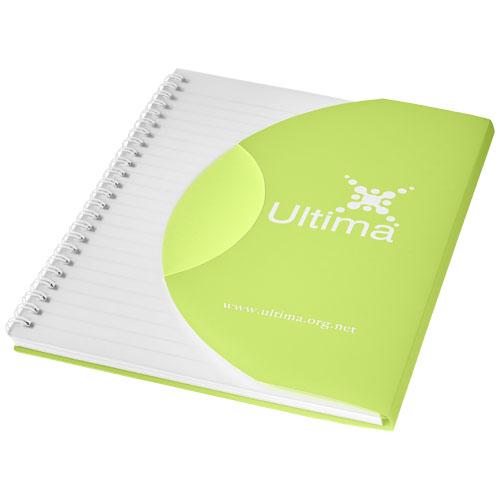 Cahier Curve A6 - 25 à 100 feuilles vierges - Couverture incurvée en polypropylène_0