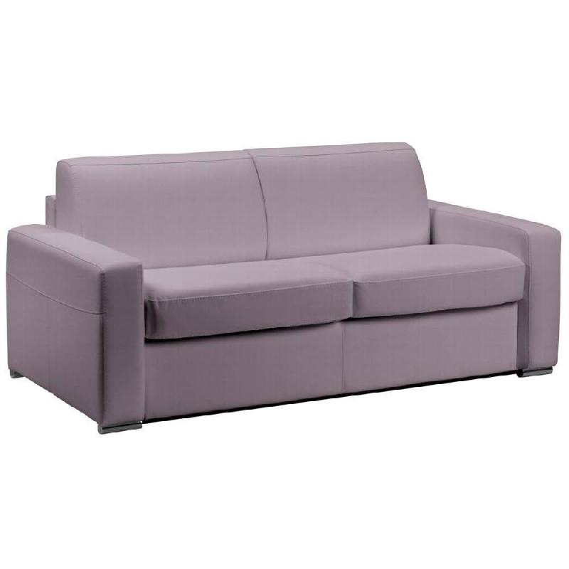 CANAPÉ LIT 2-3 PLACES MASTER CONVERTIBLE EXPRESS 120 CM CUIR PARME MATELAS 18 CM INCLUS_0
