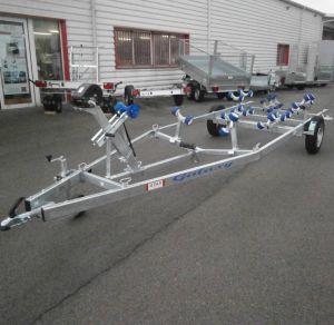 Chariot manutention - 1350 kg PTAC - CU 1000 kg - 1 essieu - Longueur 6,20 m_0