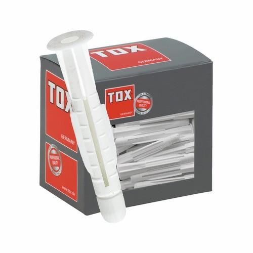 CHEVILLE POLYPROPYLÈNE AVEC COLLERETTE - DIAM 5 MM - 100 PIÈCES - TRIKA TOX