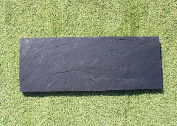 Dalle ardoise 80×30 - Gris anthracite - Rectangle - Épaisseur +/- 3 cm_0