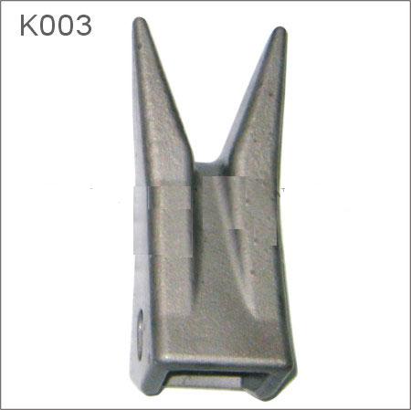 Dent de godet K003 - Accessoire robuste pour engins de terrassement_0