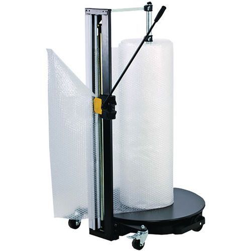 DÉROULEUR-COUPEUR FILM BULLE VERTICAL ROULEAU MAXI 1550 MM - STOCKMAN