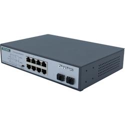 DEXLAN SWITCH 8 ports Gigabit dont 4 PoE+ 30W et 2 PoE++ 90W & 2 SFP 100/1G - DEX-321086_0