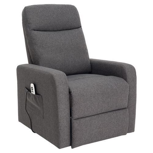 FAUTEUIL MINT 2 MOTEURS TISSU GRIS - IDENTITÉS