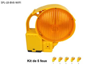 Feux de défilement sans fils - Émission unidirectionnelle - TOPLED SYNCHRO - Cellule crépusculaire et diode LED haute intensité_0