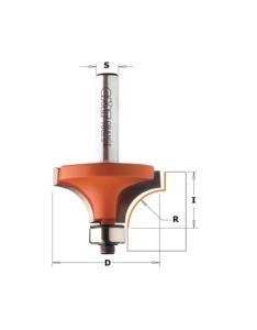 FRAISE QUART DE ROND - RAYON DE 25,4 MM - QUEUE DE 12 MM