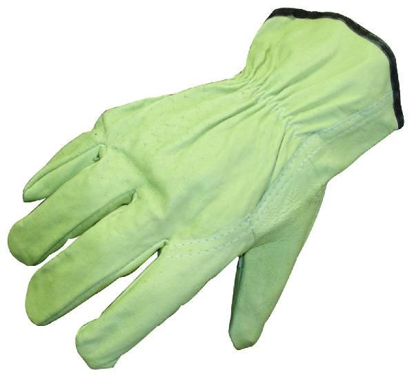 GANT CUIR FLEUR DE PORC JAUNE T.10 VRAC