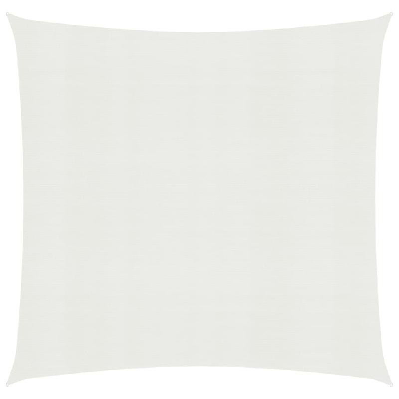 Helloshop26 - Voile d'ombrage 160 g/m² PEHD 6 x 6 m blanc 02_0009041 - blanc 3000484247769_0
