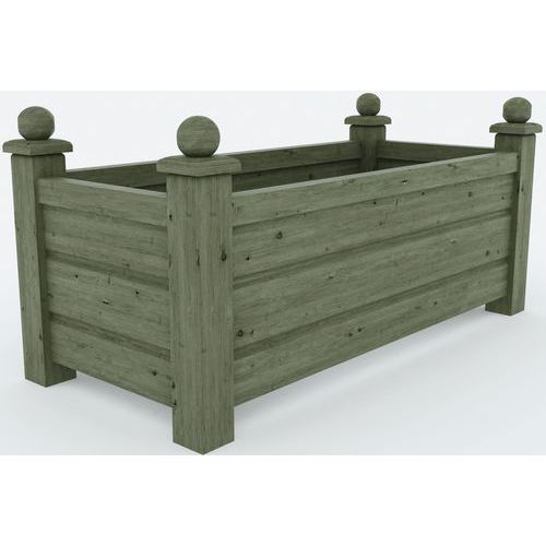 JARDINIÈRE PENMARCH 40X90X40 CM BOULE - PIN - MOBEXTAN