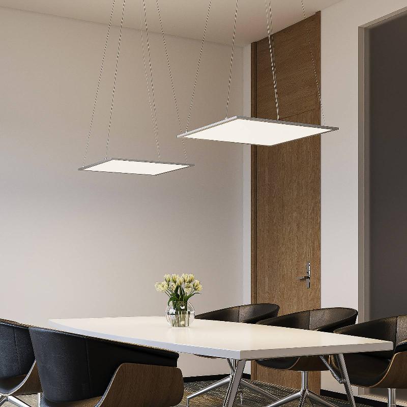 LINDBY LURAM SUSPENSION LED, CCT, CARRÉE
