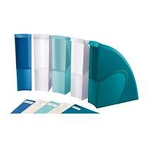 LOT DE 5 RANGE-REVUES CEP RIVIERA DOS DE 8,5 CM - COULEURS ASSORTIES