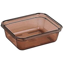 Matfer Bourgeat Bac gastro copolyester GN 1/2 H.6.5 cm Alto+ Bourgeat - 763106 - marron plastique 763106_0