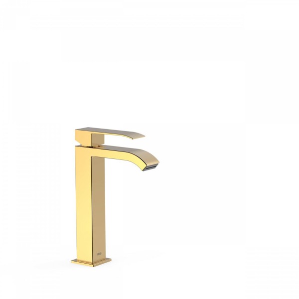 MITIGEUR LAVABO AVEC BEC CASCADE. REMARQUE: LA ROBINETTERIE À BEC CASCADE EST FO - TRES 00661001OR