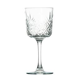 MONDO DECO Verre à pied vintage H.19,5 cm Ø8,5 cm 33 cl x4 Mondo Déco - transparent verre 3558840056918_0