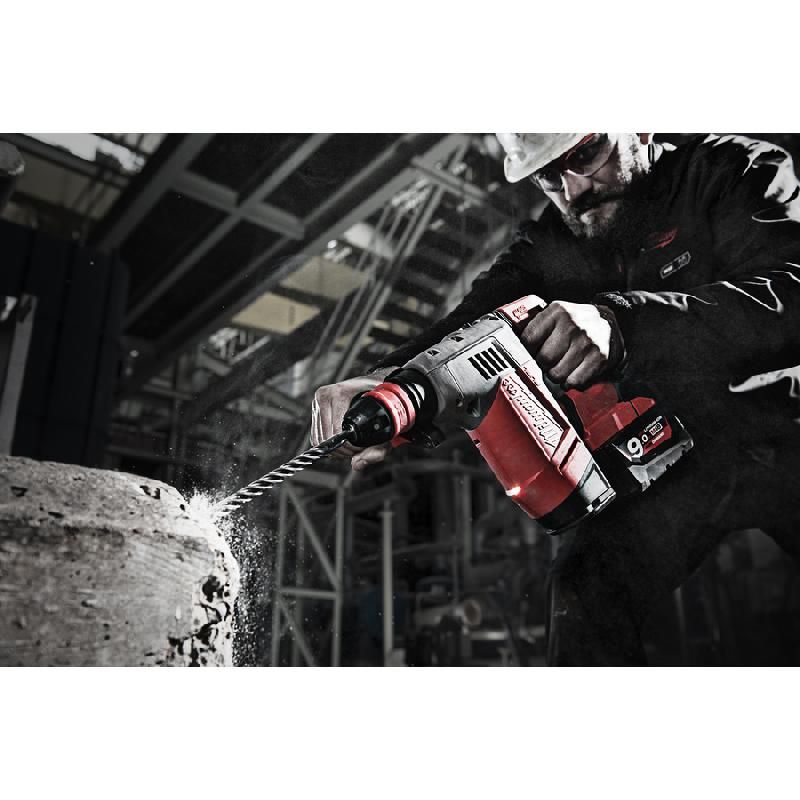 PERFORATEUR BURINEUR MILWAUKEE M18-CHPX-902X - SDS-PLUS - 2 BATTERIES 18V 9.0AH, EN COFFRET - 4933451469