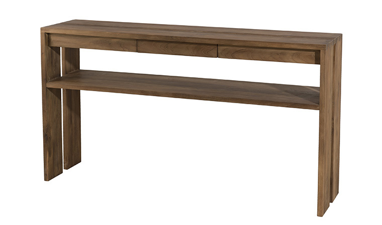Petits meubles de chambre console moderne en teck - thekku