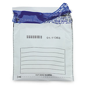 POCHETTE PLASTIQUE OPAQUE DE SÉCURITÉ 80% RECYCLÉ RAJA 30X44 CM
