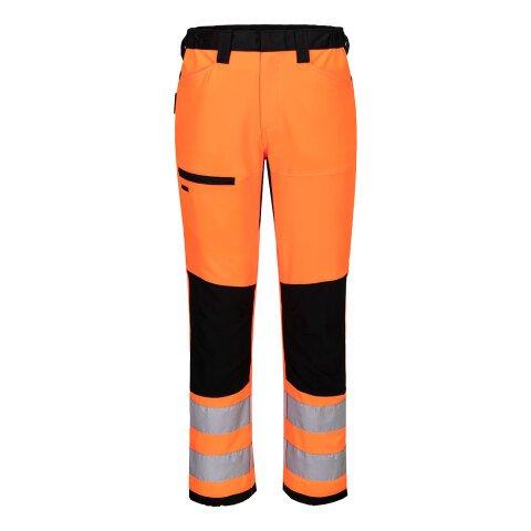 PORTWEST CD857 PANTALON STRETCH HV ÉCO-CONÇU WX2 ORANGE/NOIR - TAILLE 34 - STANDARD
