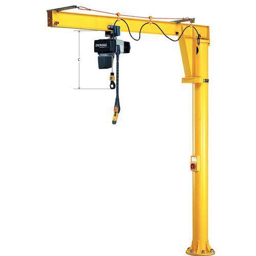 POTENCE SUR FUT ROTATION 360 F=250KG PORTEE= 4M - VETTER KRANTECHNIK