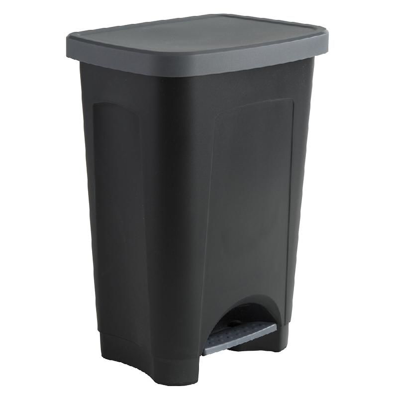 POUBELLE À PÉDALE STEP BIN 50 L NOIR