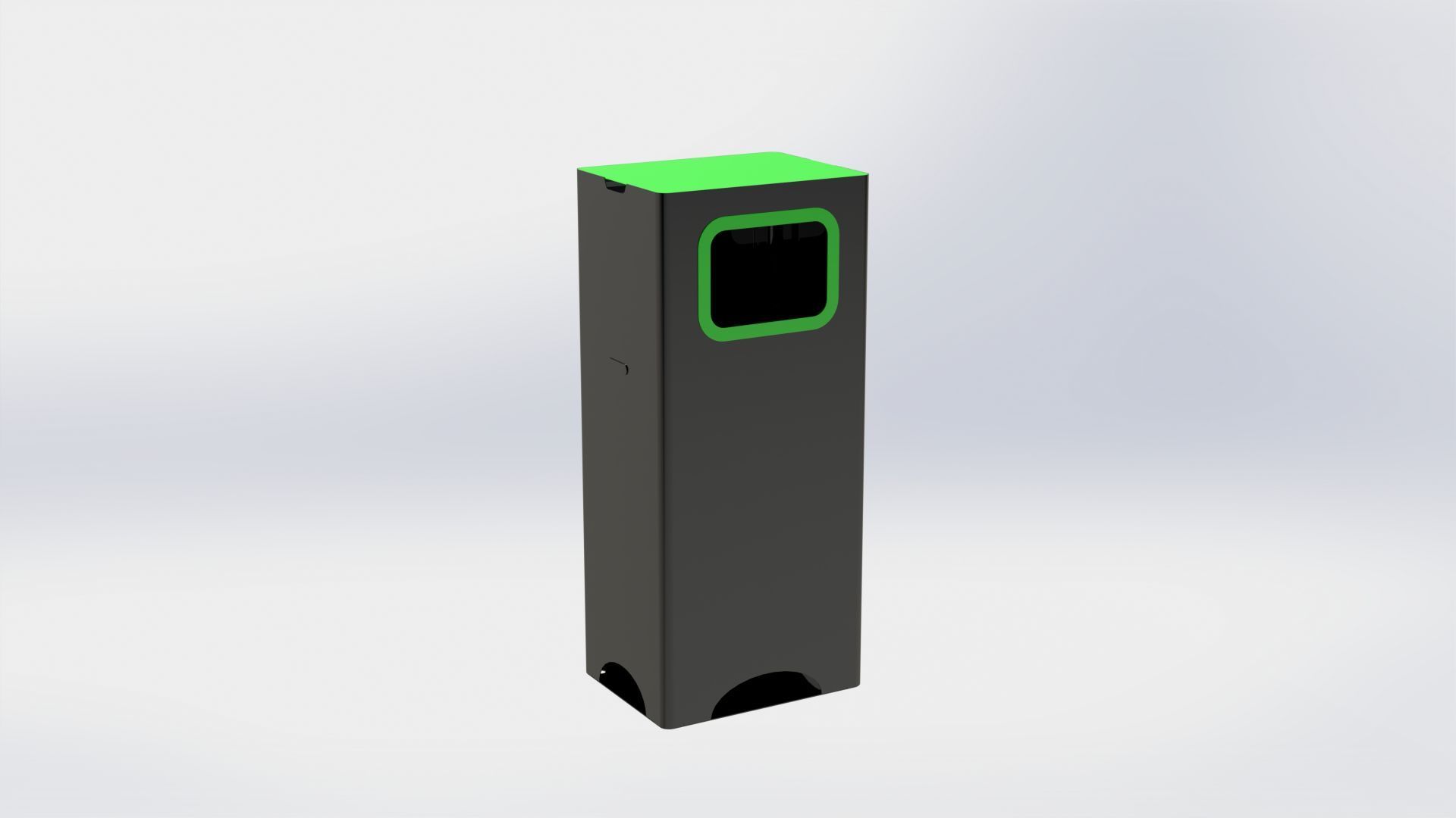 Poubelles de tri de déchets 130 litres - Econox - acier galvanisé - personnalisables avec ou sans pédale_0