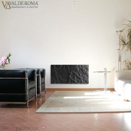 RADIATEUR À INERTIE TOUCH SILICIUM ARDOISE NOIRE 2000W HORIZONTAL - VALDEROMA AN2000T