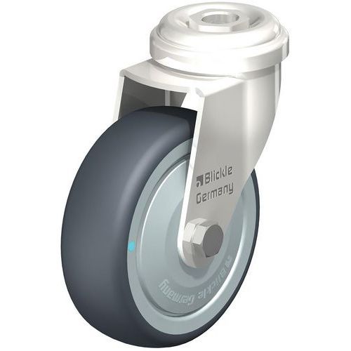 ROUE CAOUTCHOUC THERMOPLASTIQUE LRXA-TPA 75KD-FK - BLICKLE
