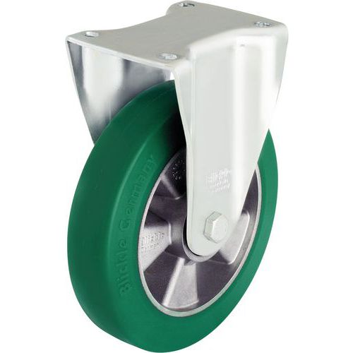 ROULETTE FIXE POLYU SOUPLE MOYEUBILLESF=25 0KGD=100MM - BLICKLE