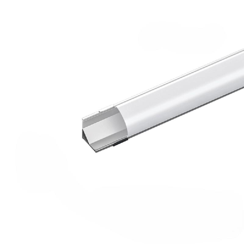 SOLOLED Kit Profilé D'Angle En Aluminium Pour 2M Led, 2000X15,8X15,8Mm - gris 0803173015983_0