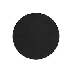 Stil Casa, set de 12 sous-plat unies, polyuréthane cousu, Ø 30 cm, finition Saffiano couleur noire. - STP30D-SA-N_0