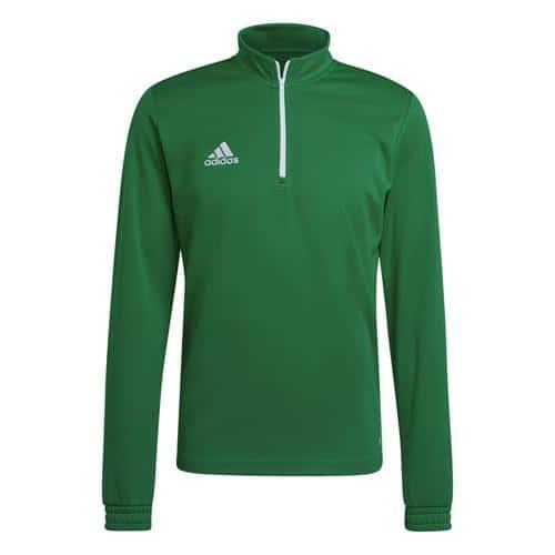 SWEAT DEMI-ZIP - ADIDAS - ENTRADA 22 TRAINING VERT