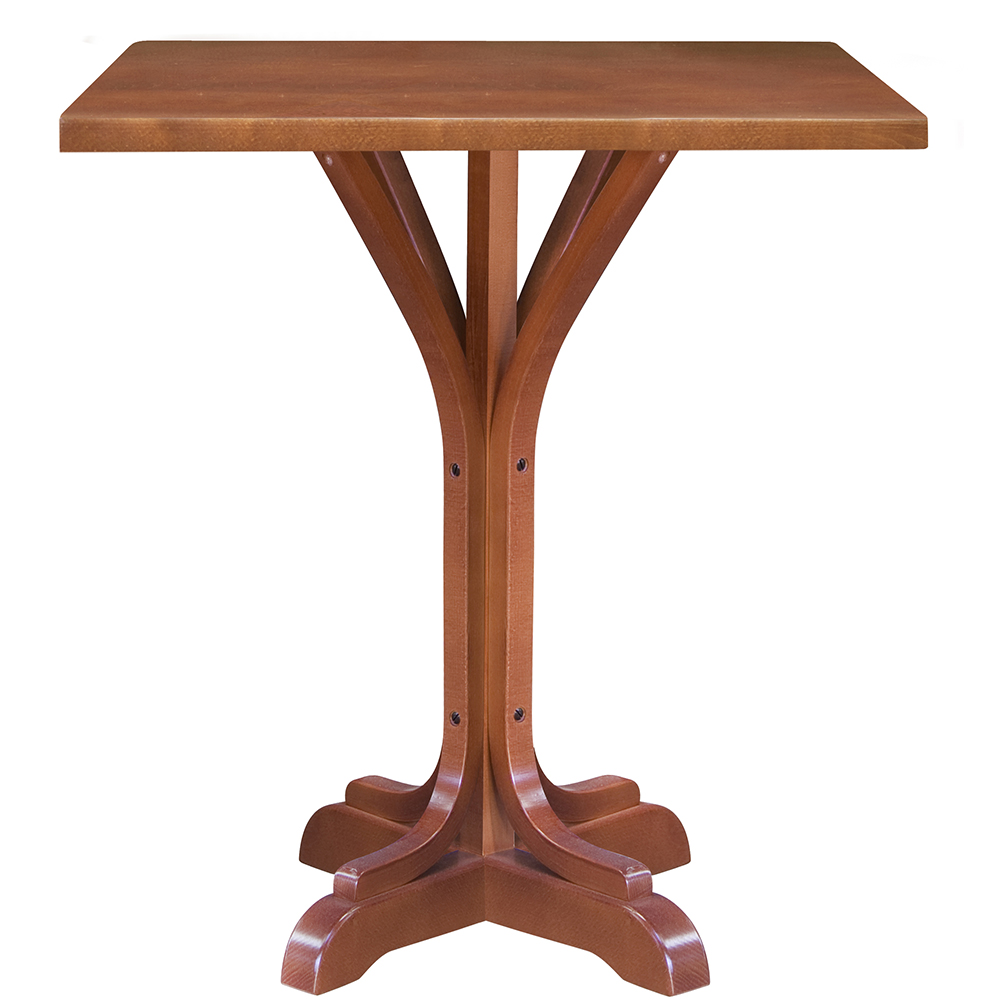 Table de restauration - piétements FLEA/1 - plateau carré ou rond 55x55 à 70x70 cm_0