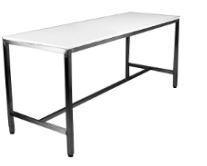 Table de découpe inox renforcée - dessus polyéthylène 2000 x 800 mm - 12246_0