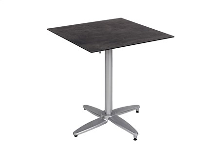 TABLE DE RESTAURANT NEO COMPACT DARK BÉTON 68 X 68 CM