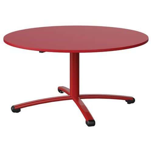 TABLE MALIBU Ø 120 T3 PC STRA ABS ROUGE U321/ROUGE 3020