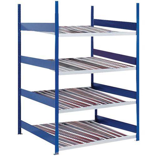 TABLETTE DE RAYONNAGE ROULANT LARGEUR:1300 MM - SCHULTE LAGERTECHNIK