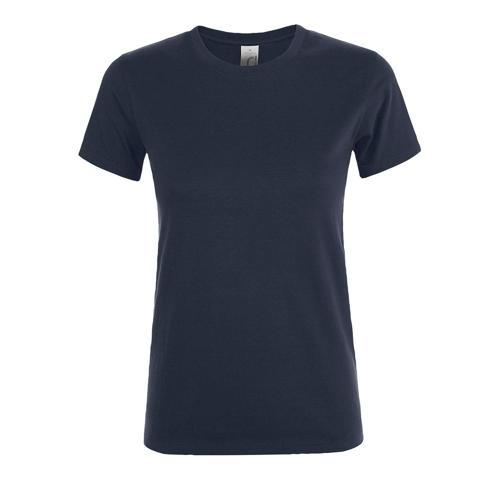 TEE-SHIRT PERSONNALISABLE FEMME COL ROND EN COTON FRENCH MARINE