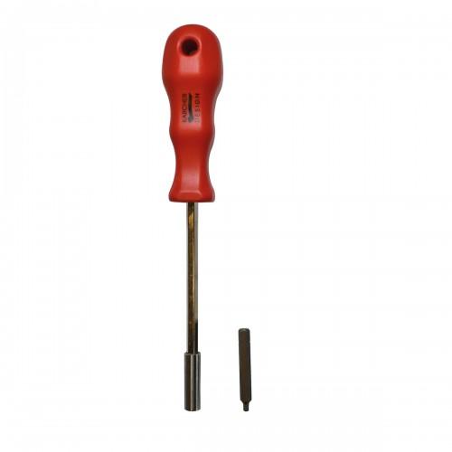 TOURNEVIS PORTE-EMBOUT AVEC EMBOUT HEXAGONAL SW3 EN ACIER KARCHER DESIGN