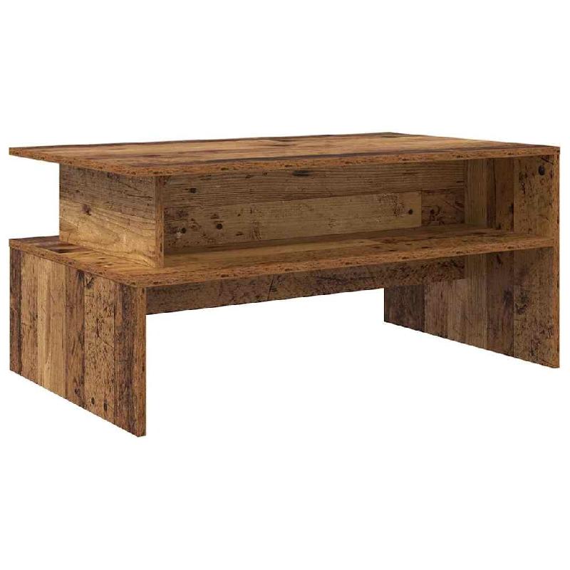 VidaXL Table basse Bois ancien 90 x 55 x 42,5 cm Bois d'ingénierie Modèle Polaris Riviera - 875155_0