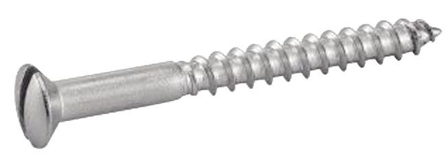 VIS À BOIS TÊTE FRAISÉE BOMBÉE FENDUE INOX A2 DIN 95 6X20 BOÎTE DE 200 - ACTON - 623016X20