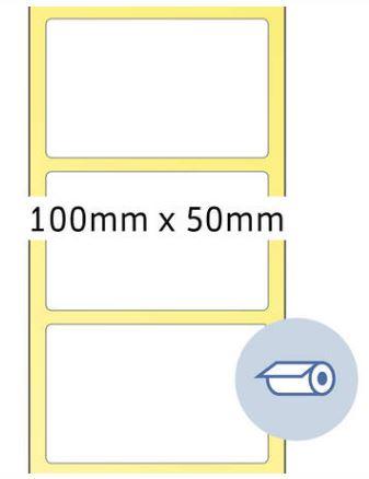 Étiquette en rouleau thermotransfert 100x50 mm - 4090_0