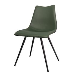 Chaise couleur Verte - marron acier CS1413_0
