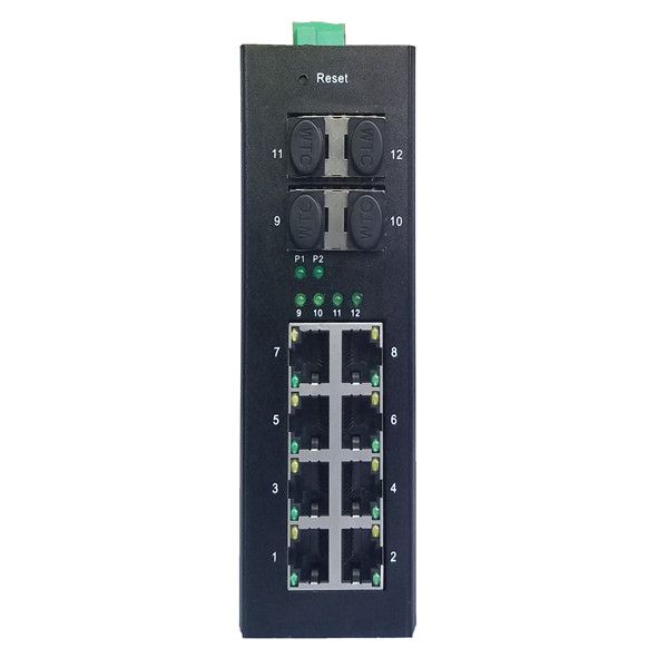 Commutateurs - switch - JAI-MIGS48P - 8 ports 10/100/1000TX PoE/PoE+ et 4 emplacements 1000X SFP - Managed Industrial PoE_0