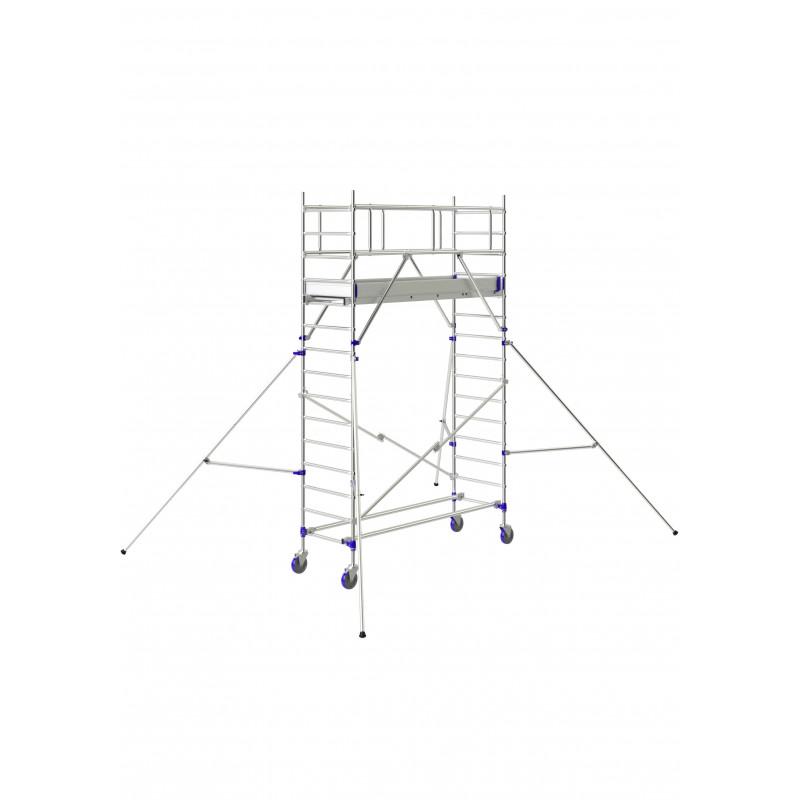 Echafaudages roulants aluminium Totem 2 line 250 plancher 250 plancher 2,90m Tubesca-Comabi | 22403730_0