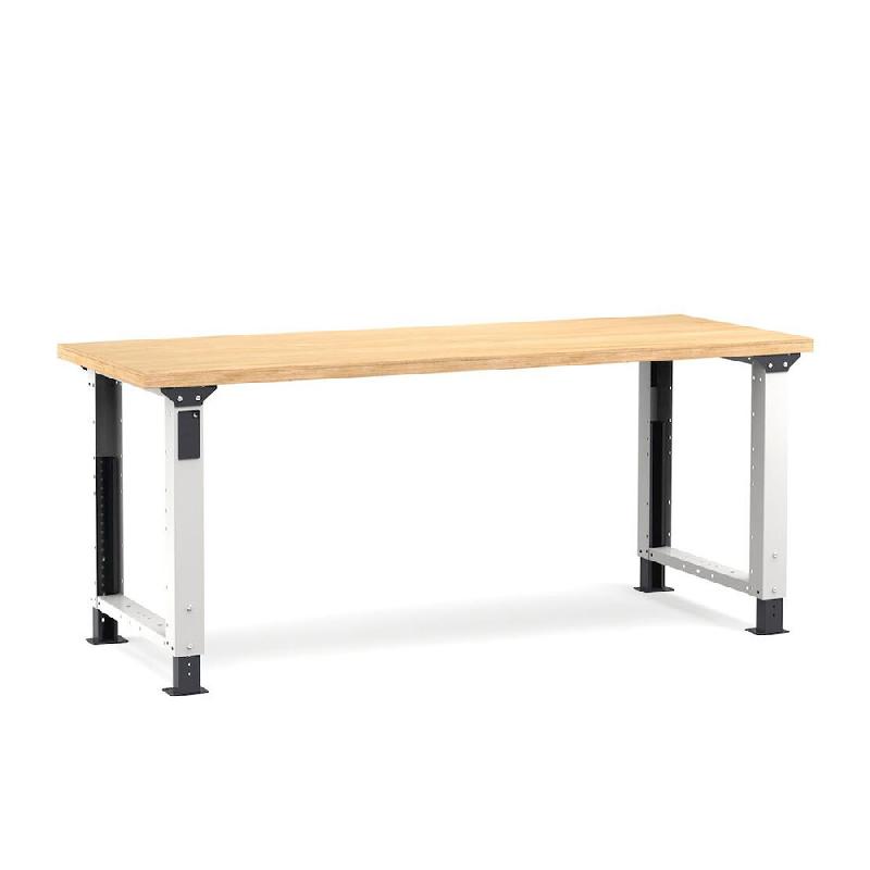 Établi plateau bois L.2000 mm et pieds réglables NOVALP_0